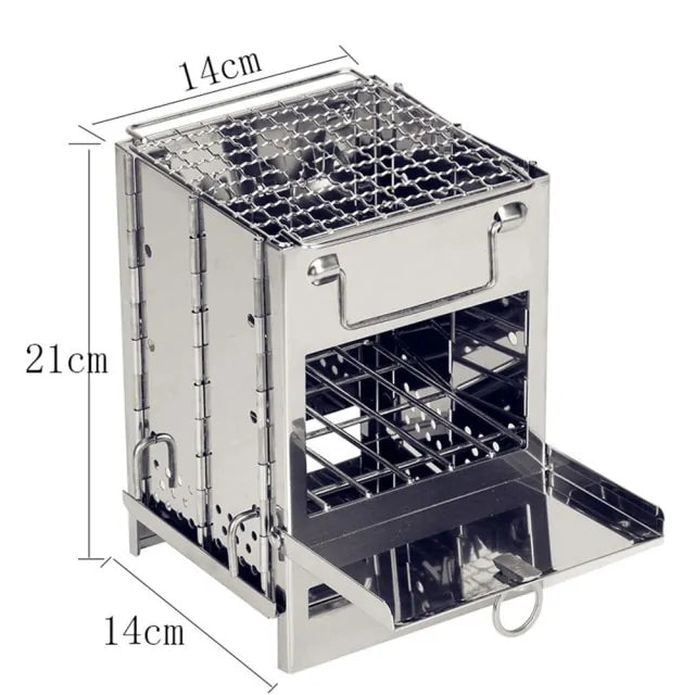 Mini-Portable Firewood Stove