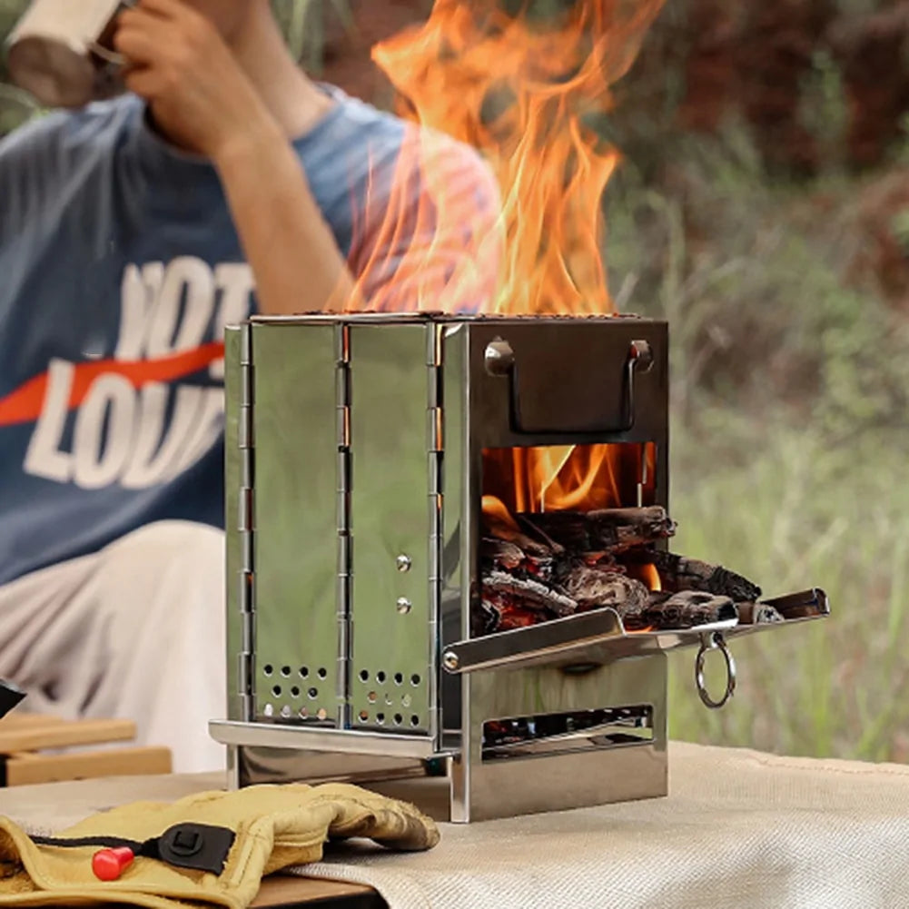 Mini-Portable Firewood Stove