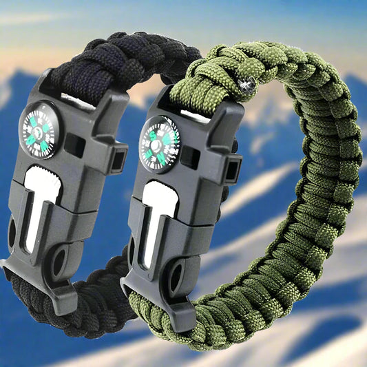 Paracord Survival Tactical Compass Bracelet